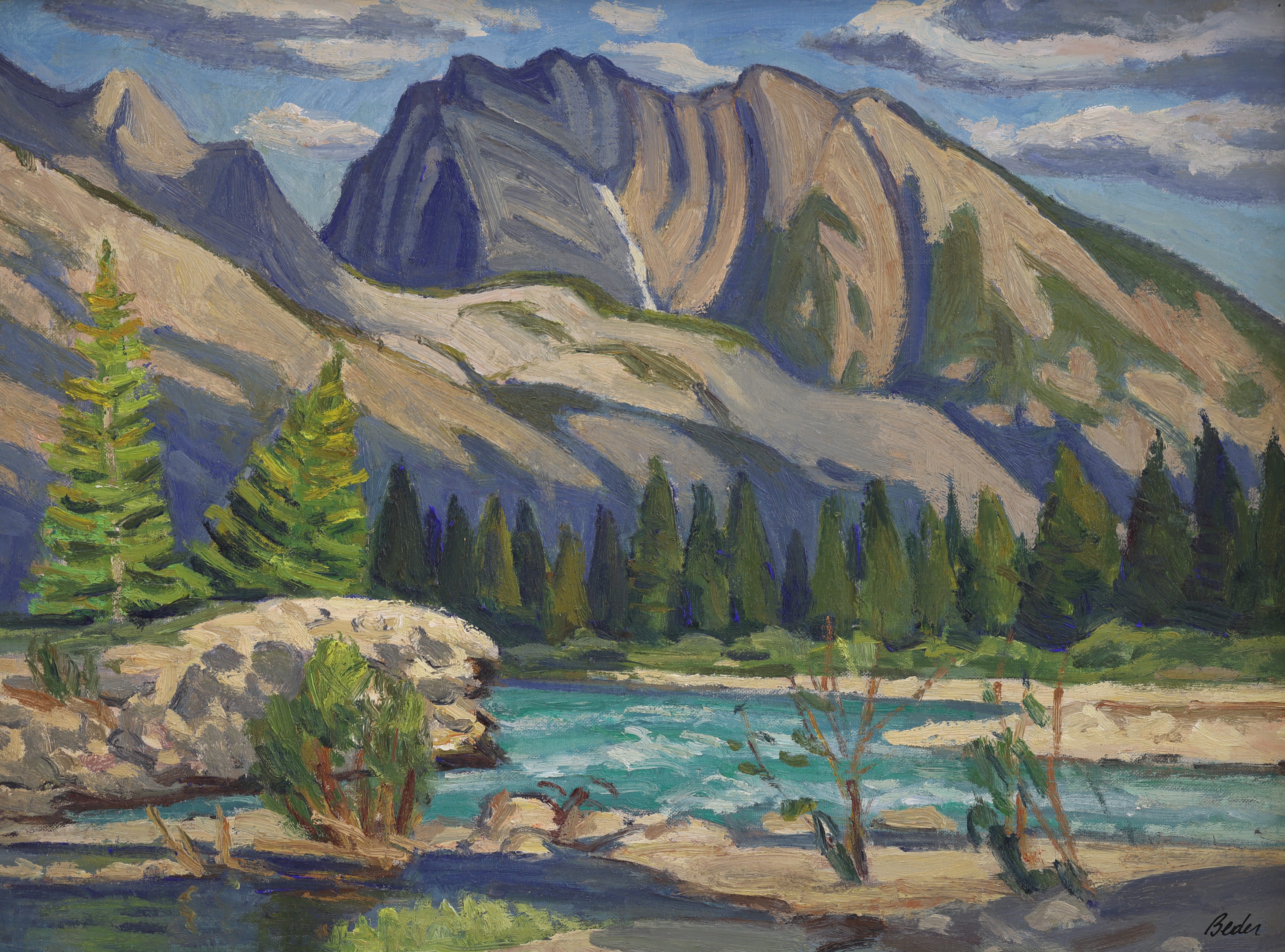 Jack Beder, Snaring River, Jasper National Park